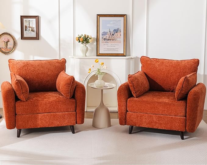 Oversized Accent Chair with All Seats Storage,Comfy Living Room