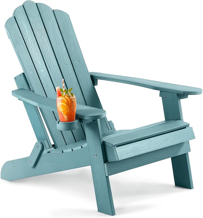 Folding Adirondack Chair, Weather Resistant Adirondack Chair Outdoor