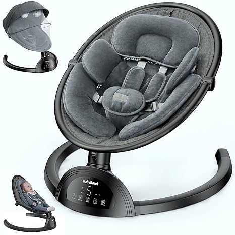 Baby Swings for Infants, Bluetooth Infant Swing with Music Speaker