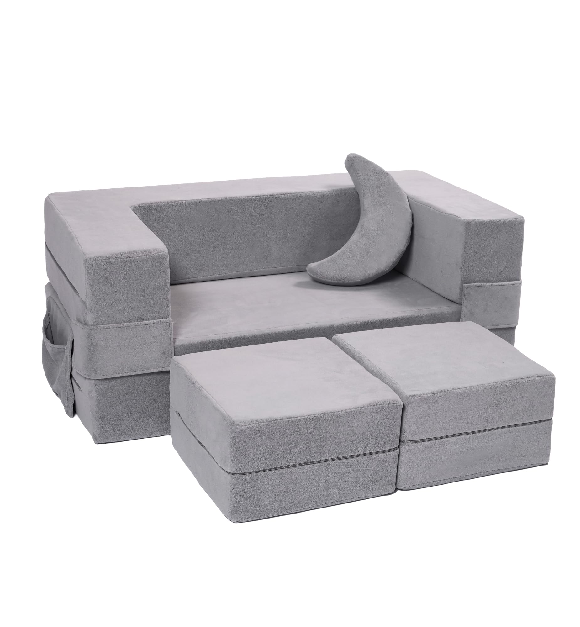 Modular Kids Couch, Toddler Foam Armchair for Kids