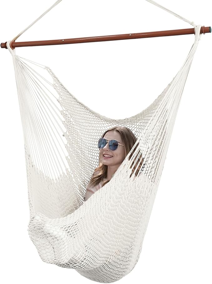 Large Hammock Chair,Caribbean Hammock Chair with Spreader Bar