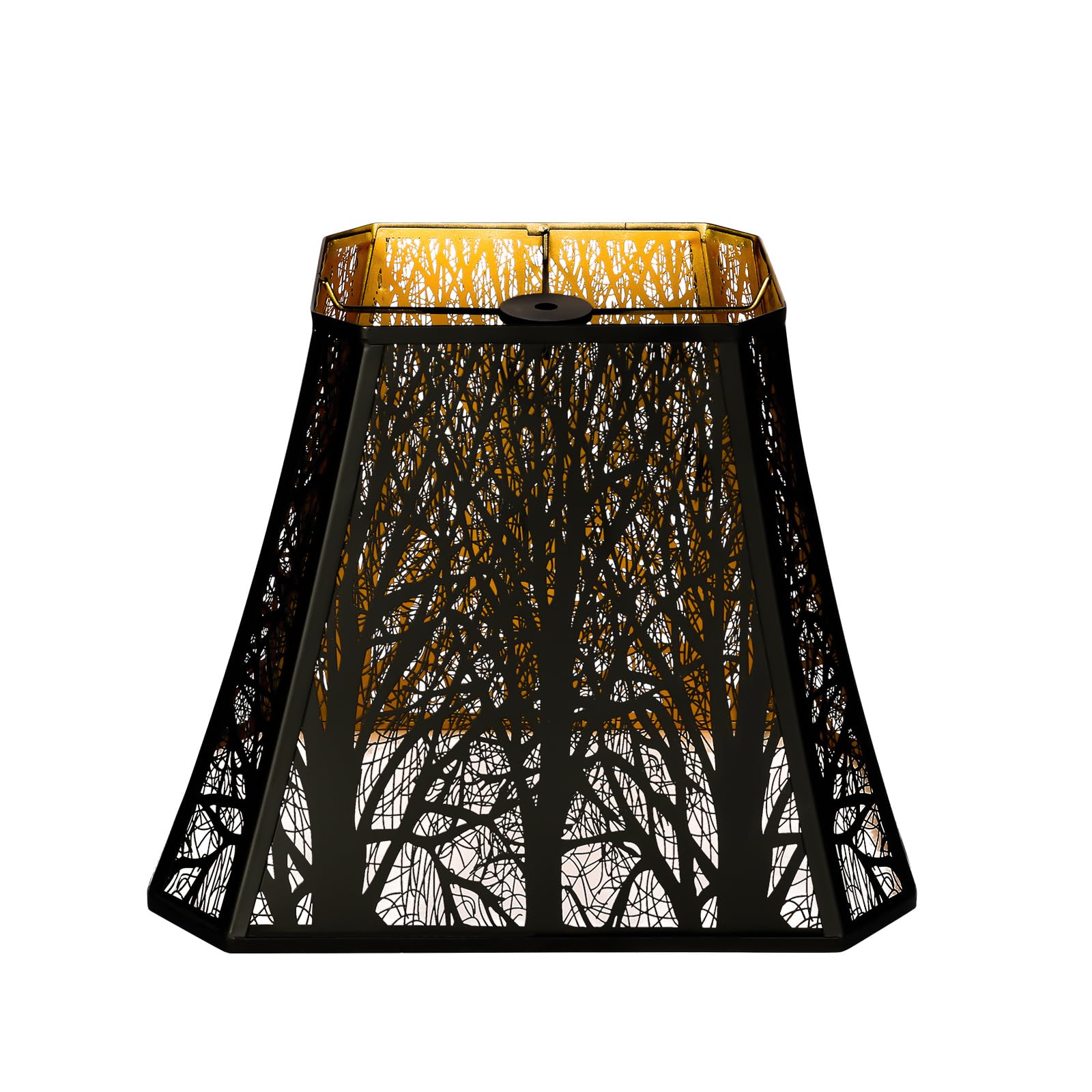 Rectangle Lamp Shade Fitter Floor Lamp Shade, ALUCSET Large Metal Lampshade