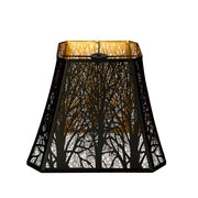 Rectangle Lamp Shade Fitter Floor Lamp Shade, ALUCSET Large Metal Lampshade