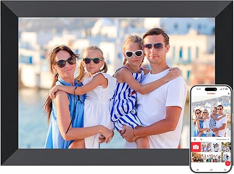 Frameo Digital Picture Frame, 10.1 Inch Smart WiFi Digital Photo Frame Electronic