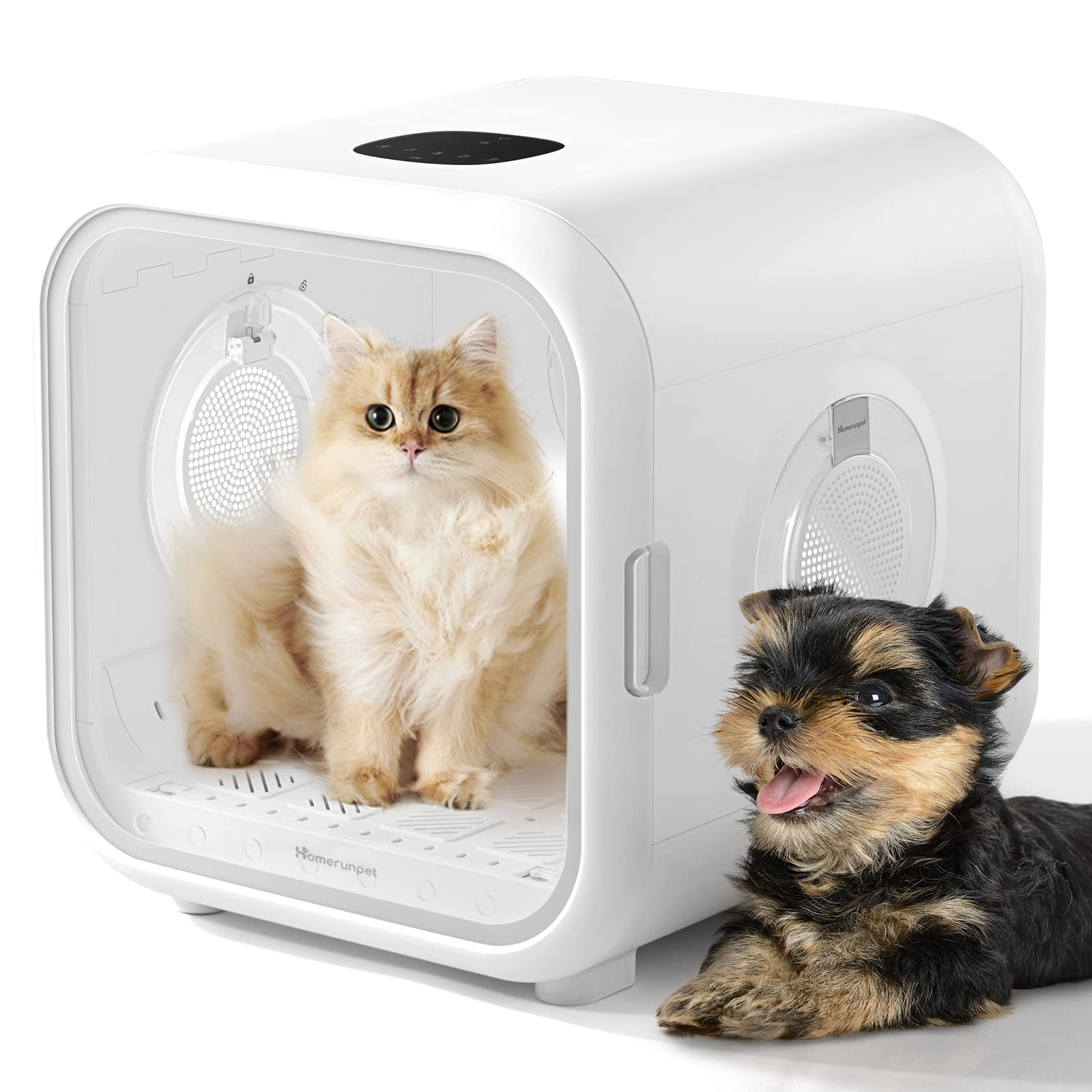 Cat Dryer, 360° Efficient Automatic and Quiet Box with Smart Temperature Control, Ideal