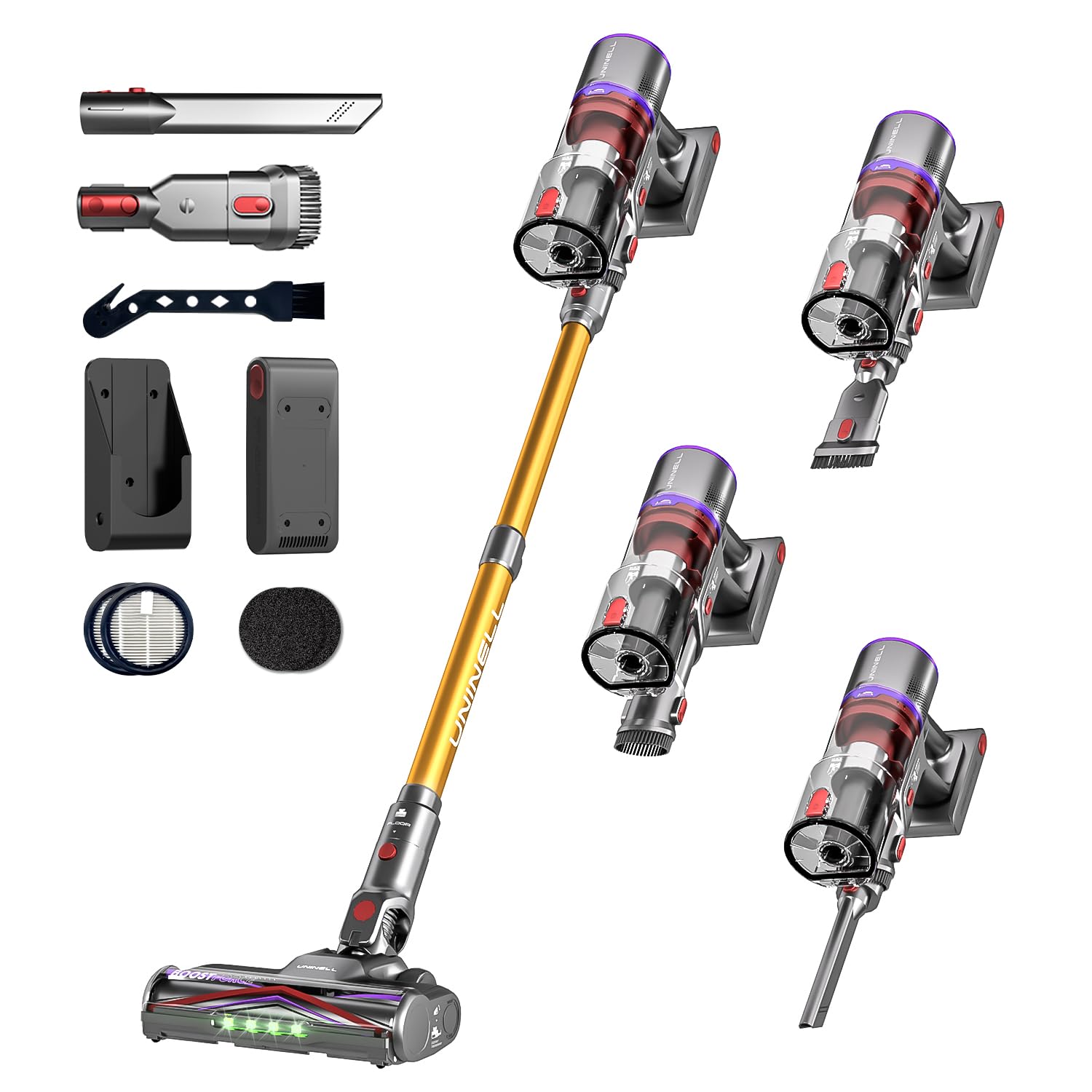 Cordless Vacuum Cleaner, 48000Pa 550W 65Mins Vacuum Cleaners for Home