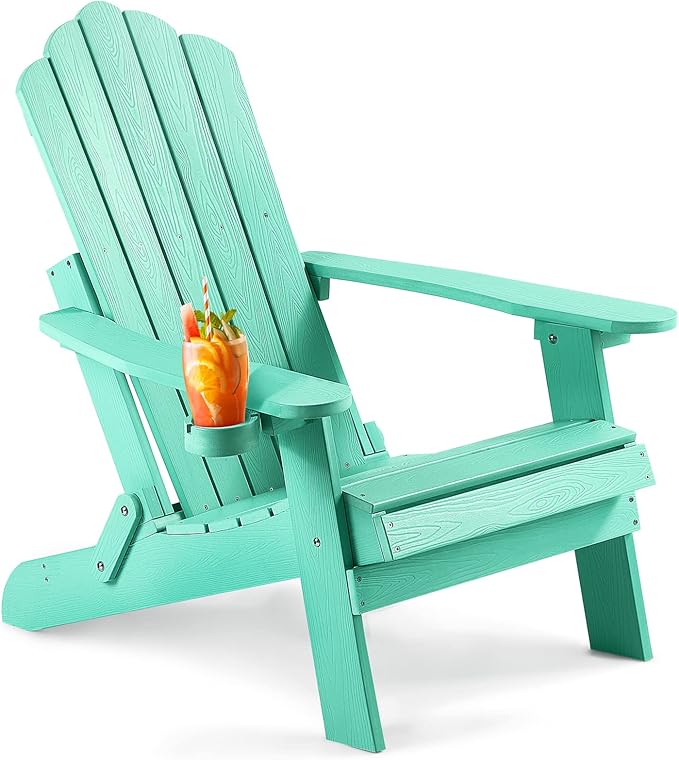 Folding Adirondack Chair, Weather Resistant Adirondack Chair Outdoor