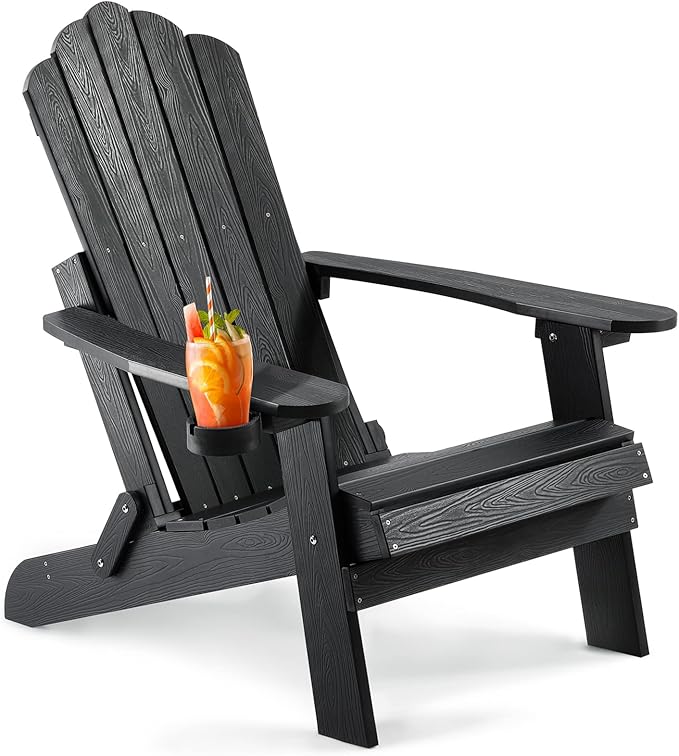 Folding Adirondack Chair, Weather Resistant Adirondack Chair Outdoor
