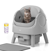Litter Box, Open-Top Automatic Litter Box for Multiple Cats with Safety Sensors