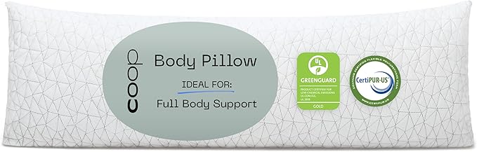 Goods Adjustable Full Body Pillow (20x54) & Ultra-Tech Body Pillow