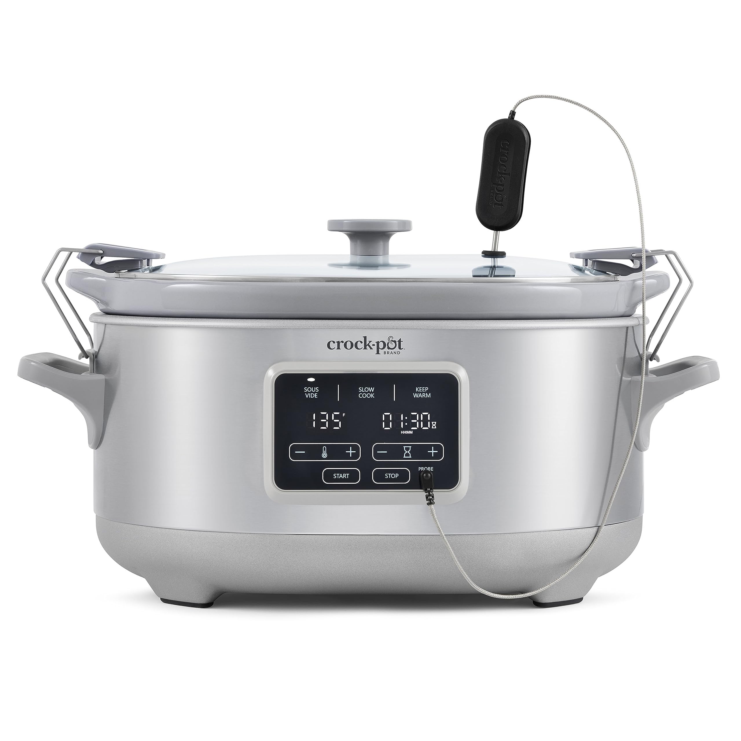 Programmable 7-Quart Cook & Carry Slow Cooker with Sous Vide