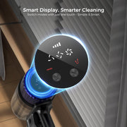 Teendow Cordless Vacuum Cleaner, 500W 50 Minutes Runtime Stick Vacuum for Pet Hair, Powerful Suction, Rechargeable, Lightweight, Handheld Vacuum Versatile for Carpet, Hard Floor (Starry Gray)