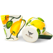 Coffee Mugs Set of 2 (14 oz) | Handmade in Spain – Large Capacity – Perfect for Cappuccino