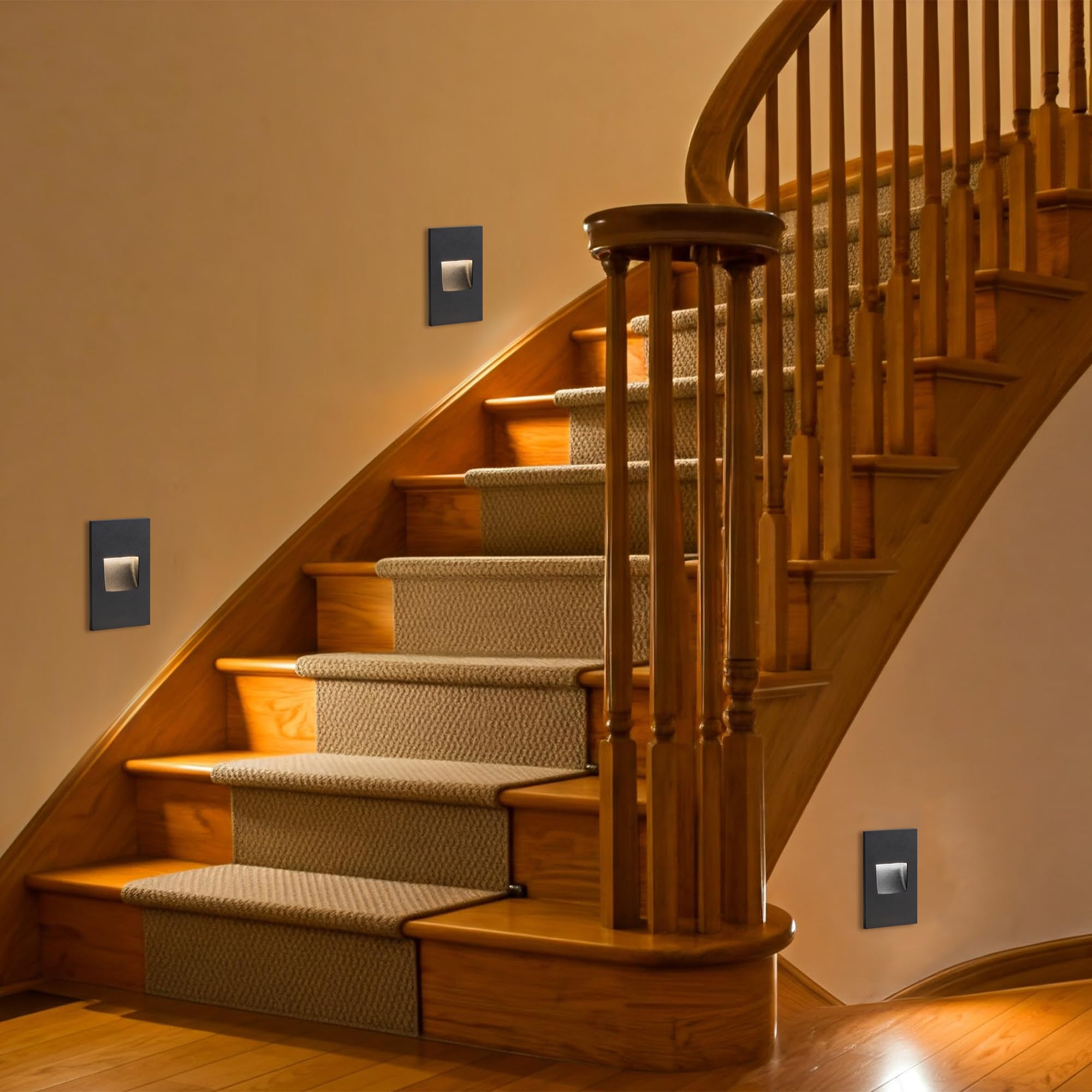 Stair Lights Indoor LED 120V, Dimmable 150LM 3000K/4000K/5000K 3.5W
