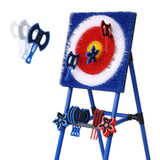 Axe Throwing Bristle Target with 8 Throwing Axes Set,Axe Throwing Game for Backyard