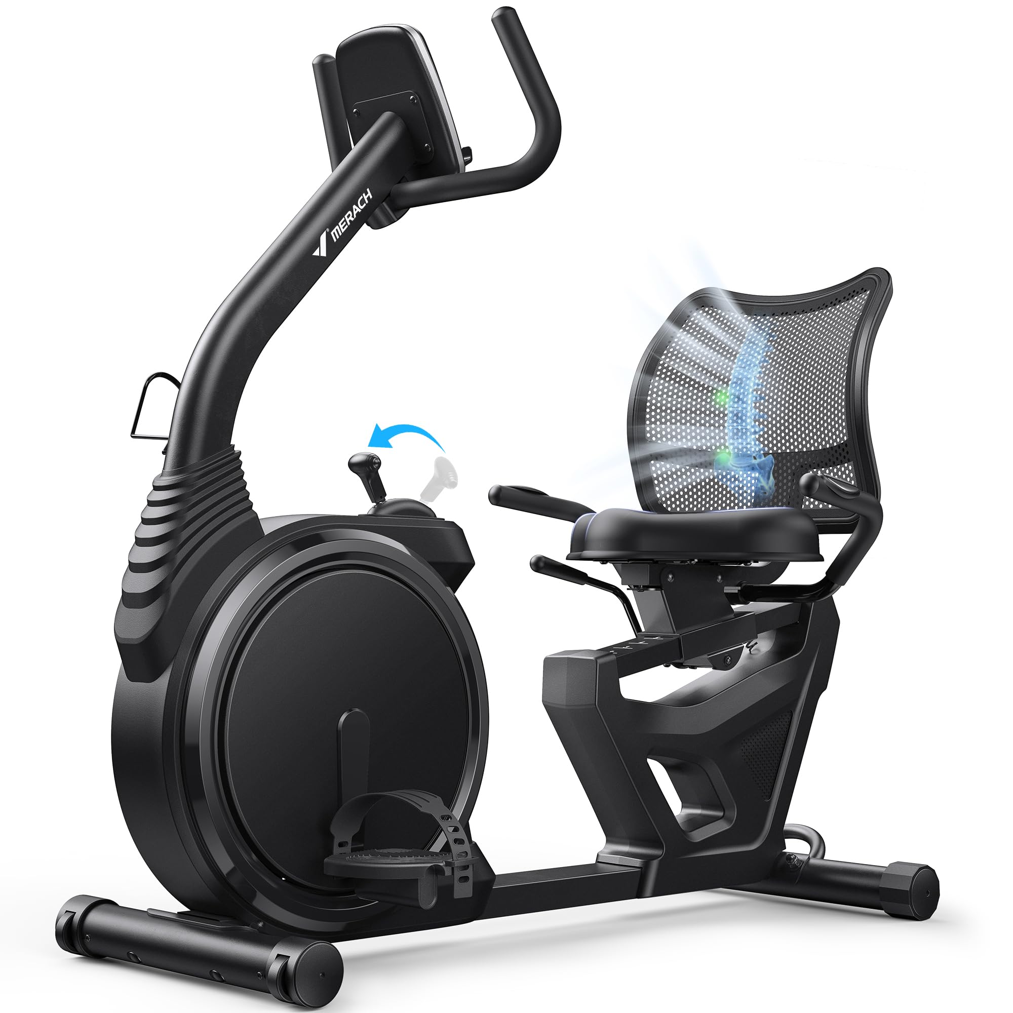 Recumbent Exercise Bike, High-end Recumbent Bike for Home, Light Commercial