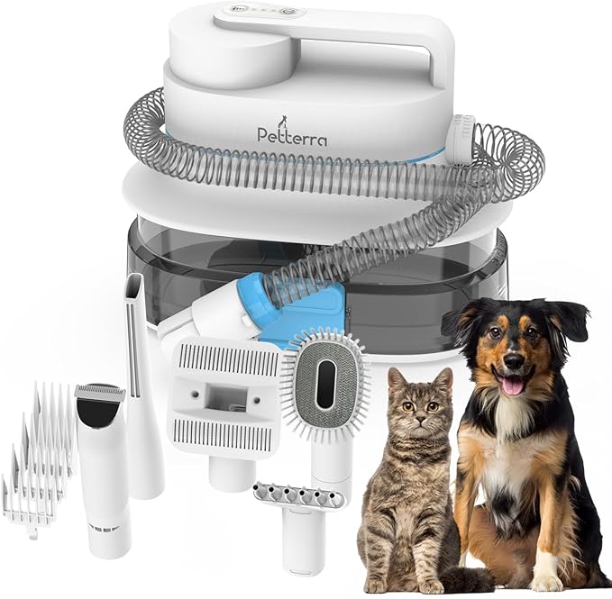FurCare Pro 3-in-1 Grooming Kit with Vacuum Suction (99%) - Pet Dryer