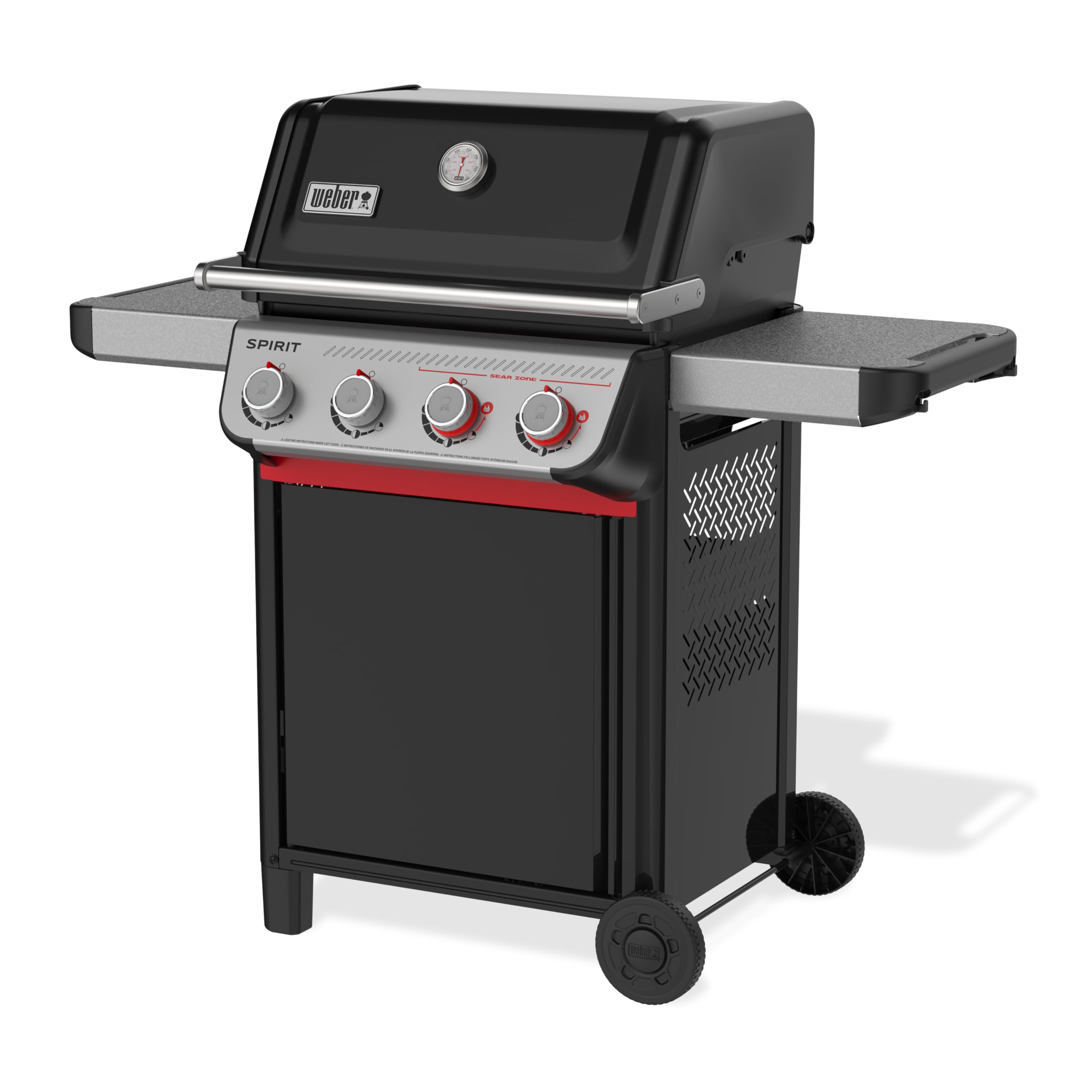 SPIRIT 4-Burner Grill E-425 Liquid Propane Black
