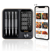 Wireless Meat Thermometer with 4 Probes, Inkbird Wifi BluetoothThermometer Digital