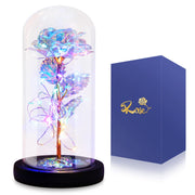 Eternal Rose Glass Flower Birthday Gifts - Women Gifts for Her Anniversary Valentines