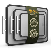 EXTRA LARGE Cutting Board,Double Sided Stainless Steel Cutting Boards Set for kitchen