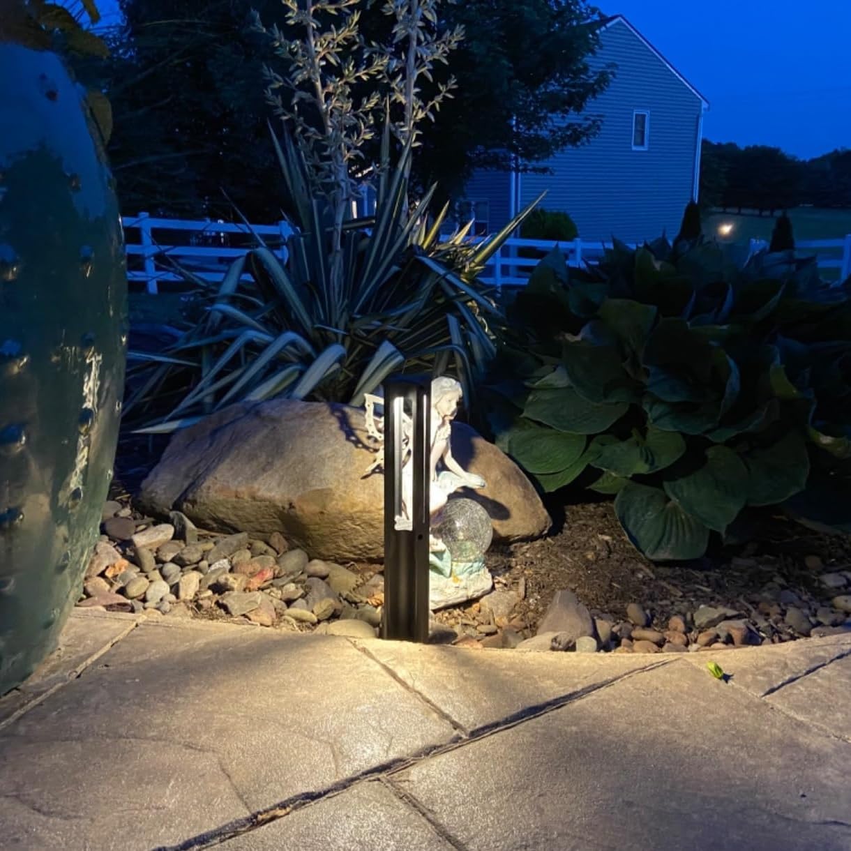 12-Pack Low Voltage Path Lights, 3W LED Landscape Pathway Lights, Outdoor Landscape