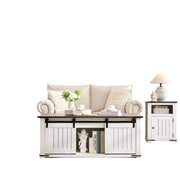 Farmhouse Furniture Set of 3, Includes 48" Lift Top Coffee Table