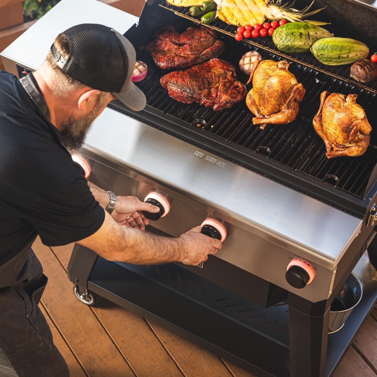 X-Fire Pro 825 Wood Pellet Smoker Grill, Wi-Fi Electric Pellet Grills, Dual Cooking Modes