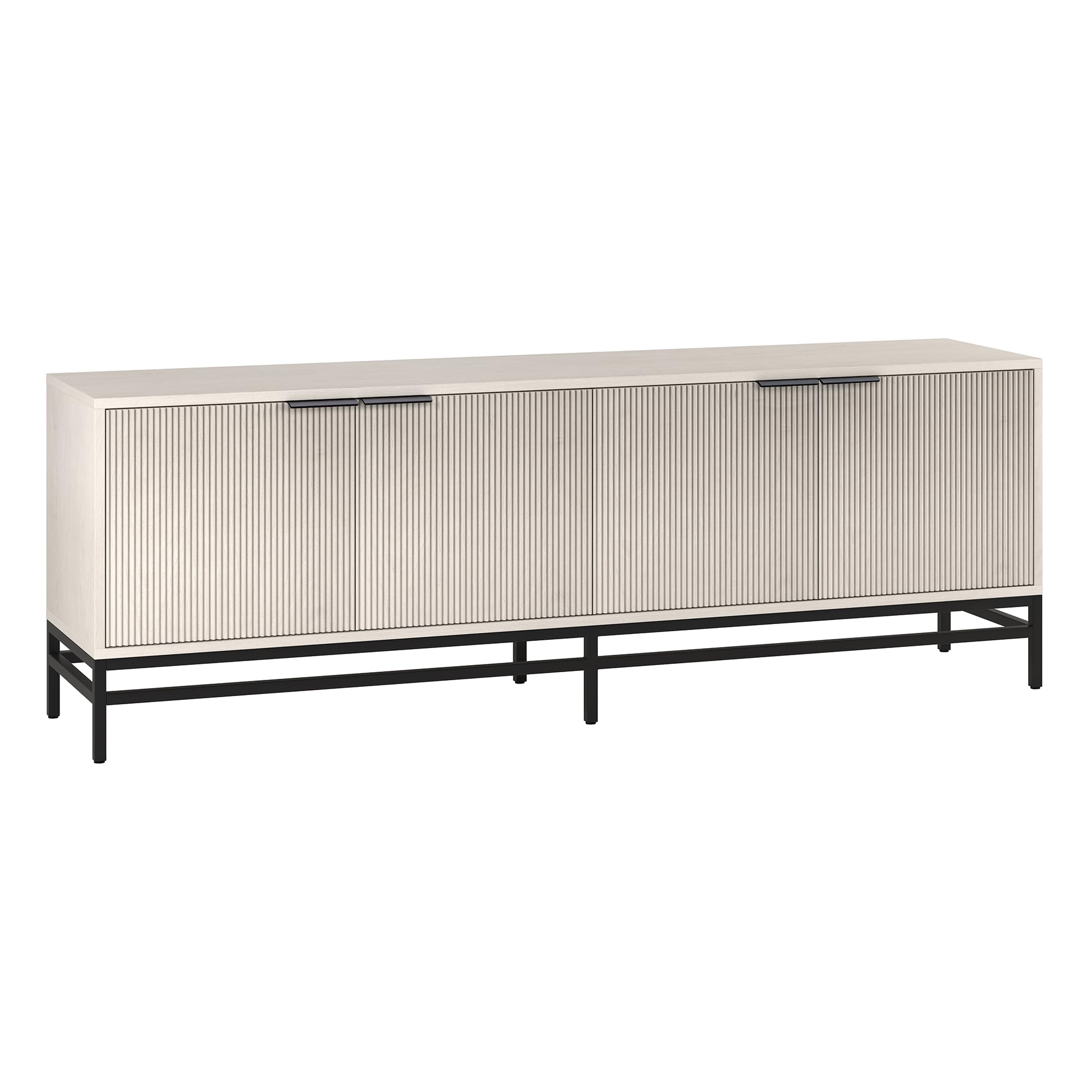 Montello TV Stand, 70" Wide, White