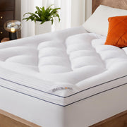 Queen Mattress Topper, Thick Pillow Top Pad for Back Pain Relief