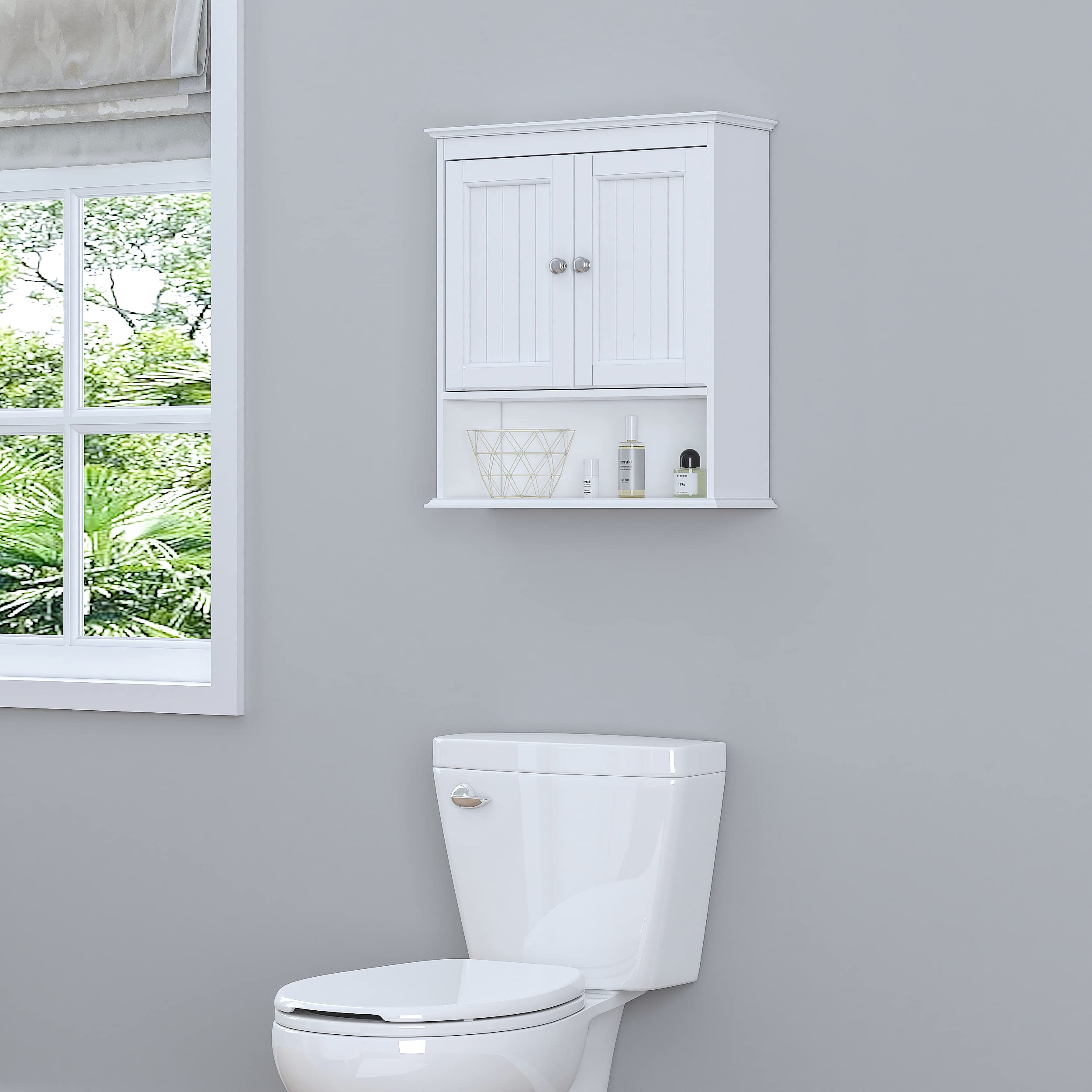 Bathroom Cabinet Wall Mounted with Doors