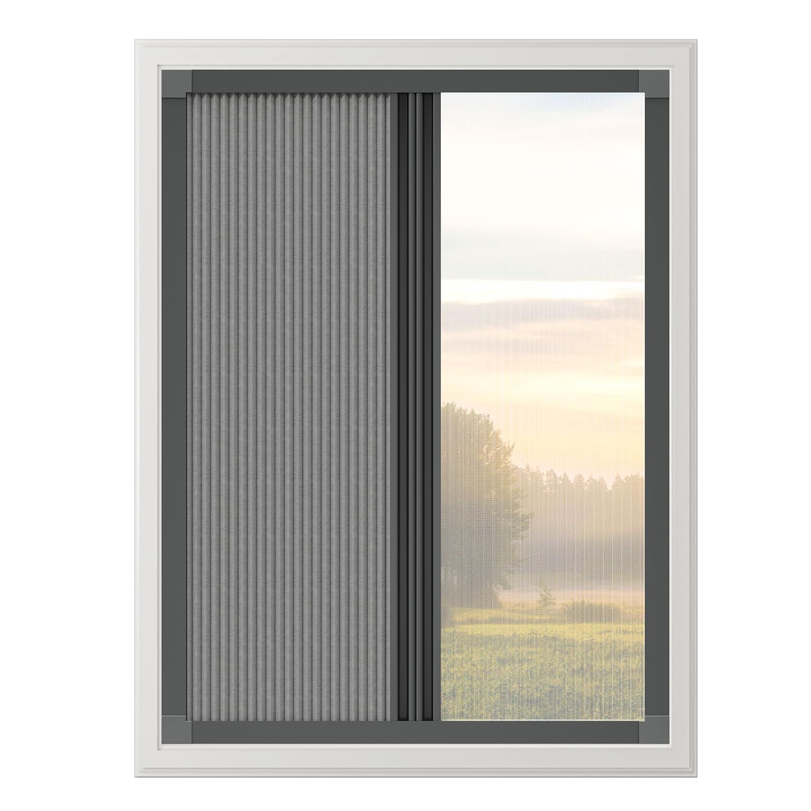 Custom Size Day Night Cellular Shades with Frame
