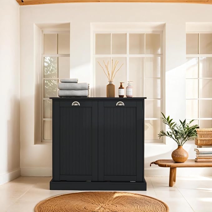 Tilt Out Laundry Hamper with Removable Basket