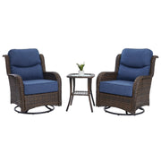 Outdoor Swivel Rocker Patio Chairs of 2