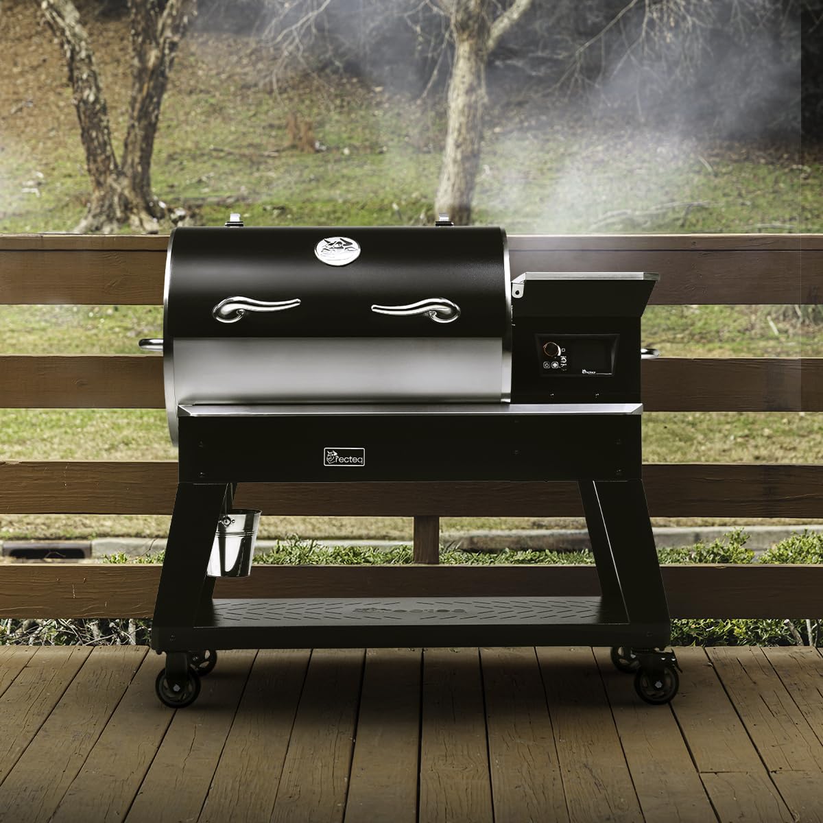 Pellet Smoker Grill Deck Boss 800, Electric Pellet Smoker, Outdoor Grills & Smokers