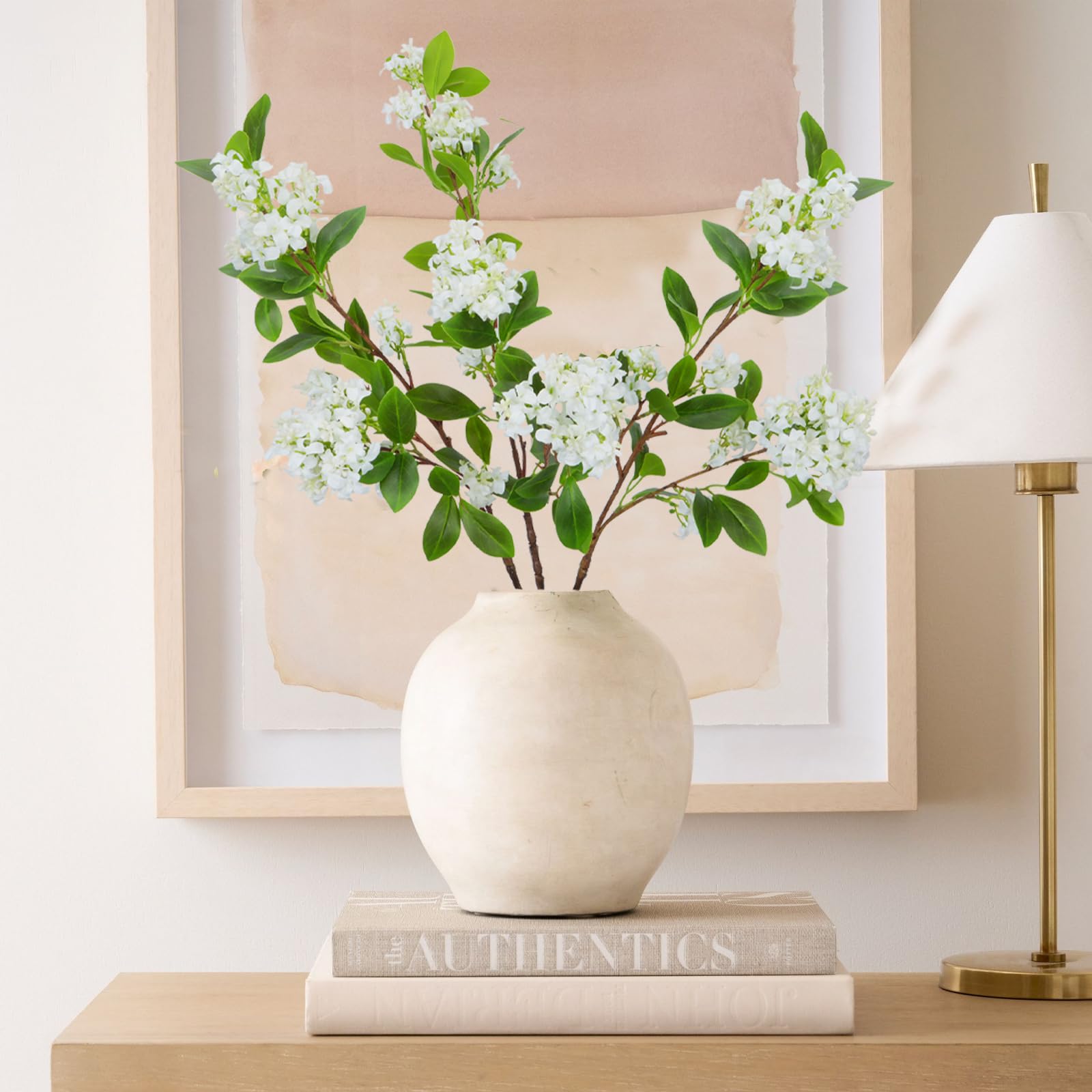 3 PCS 30.7inch Artificial Silk Flowers Branches Fake Forsythia Stems Real Touch Flowers