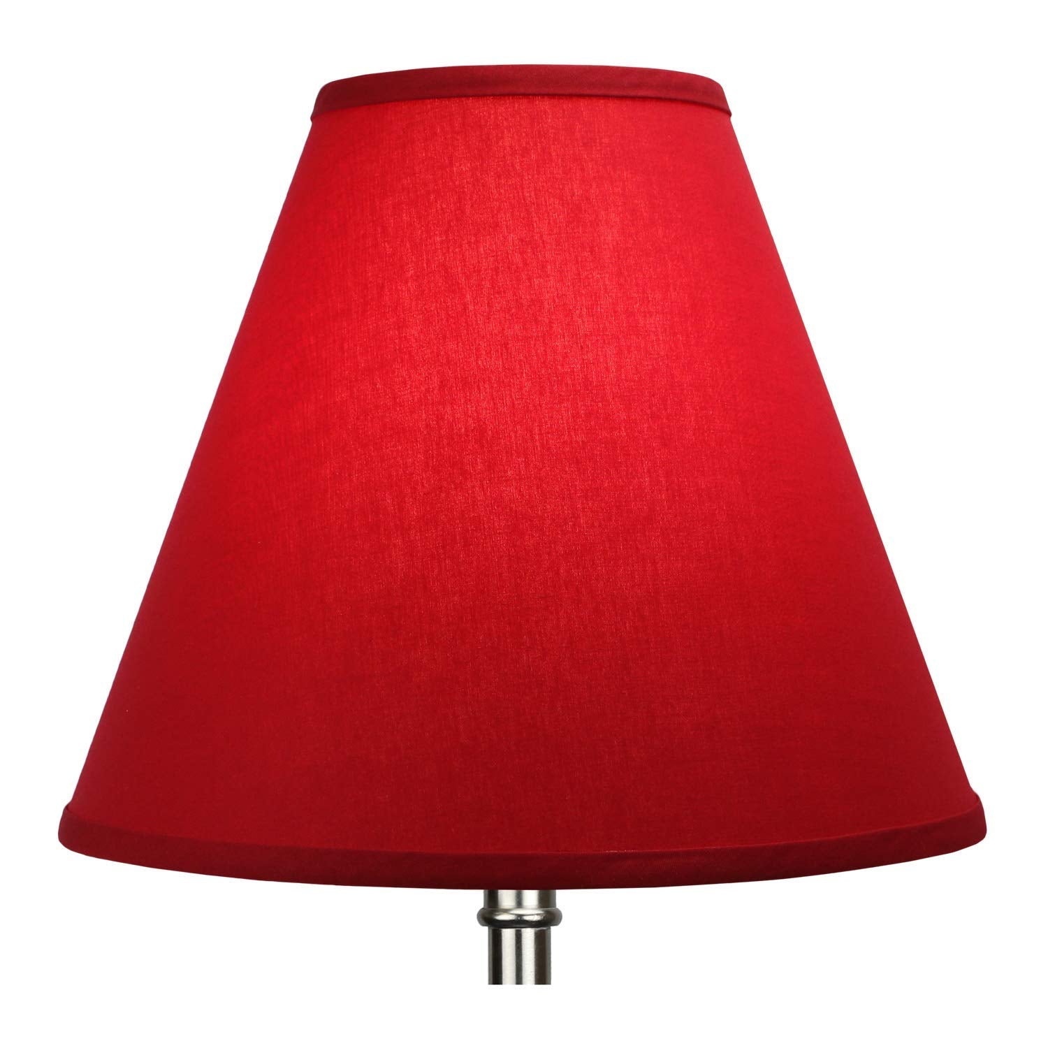 6" Top Diameter x 14" Bottom Diameter x 12" Slant Height Fabric Barrel Lampshade Spider