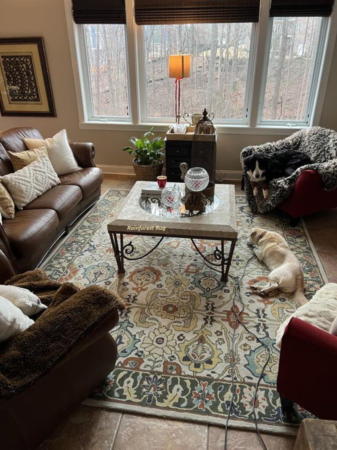 Handmade Traditional Oriental Premium 100% Wool Area Rugs & Carpet Bedroom