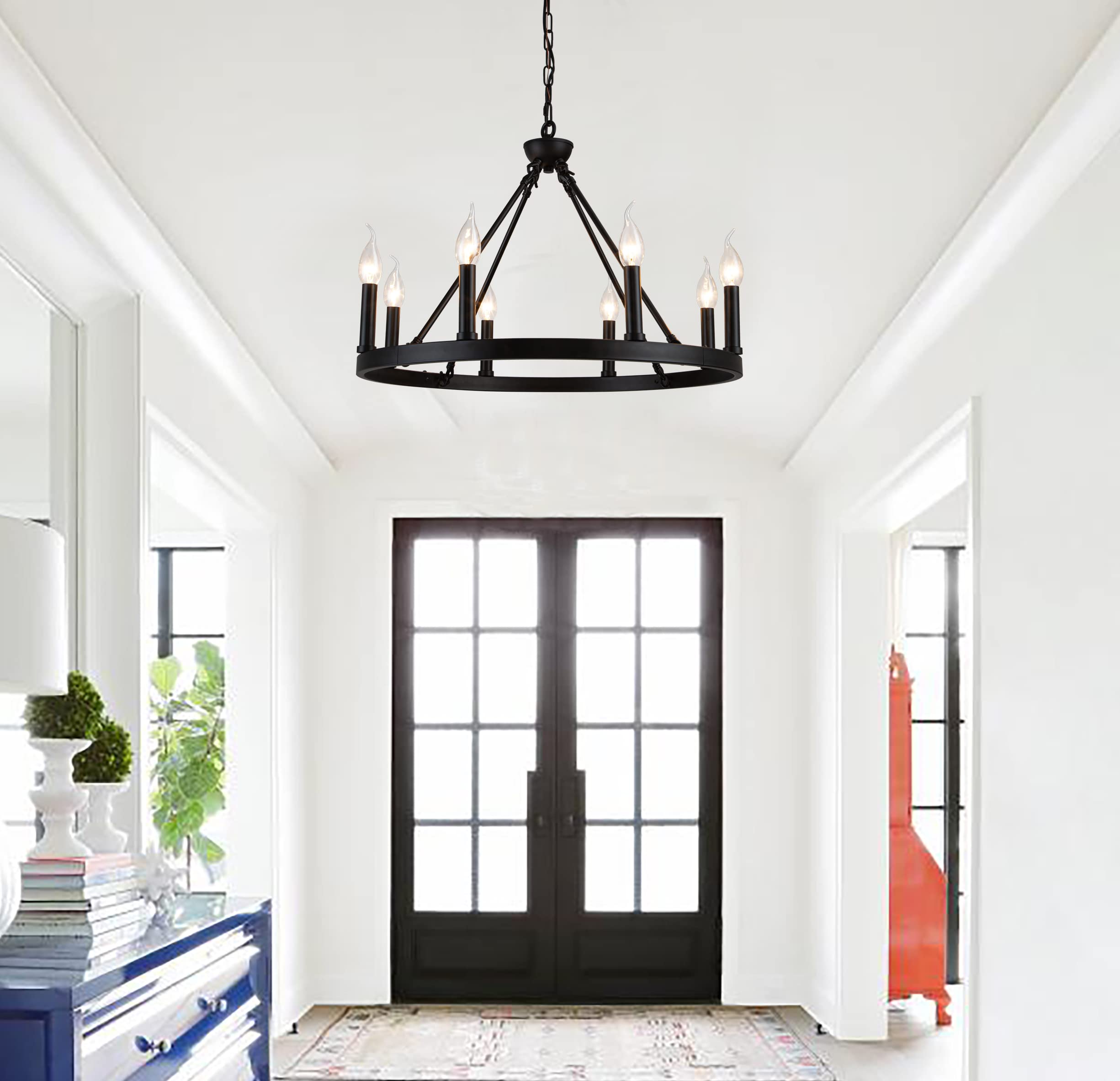 Wagon Wheel Chandelier