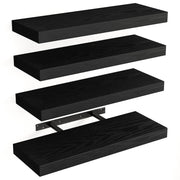 Floating Shelves for Wall, Wall Mounted Rustic Wood Shelves for Bathroom, Living Room