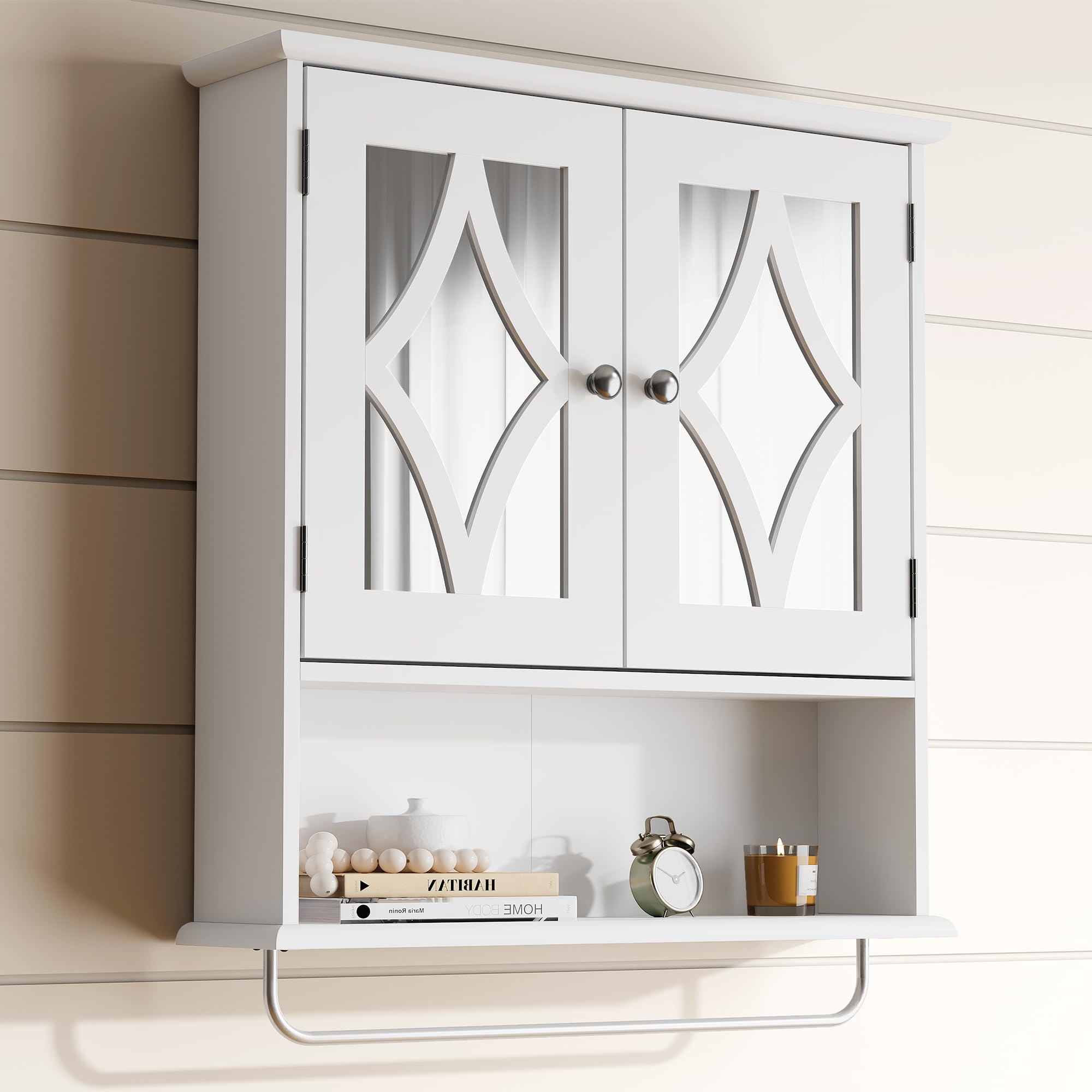 Bathroom Medicine Cabinet Wall Mounted, Over The Toilet Storage Cabinet