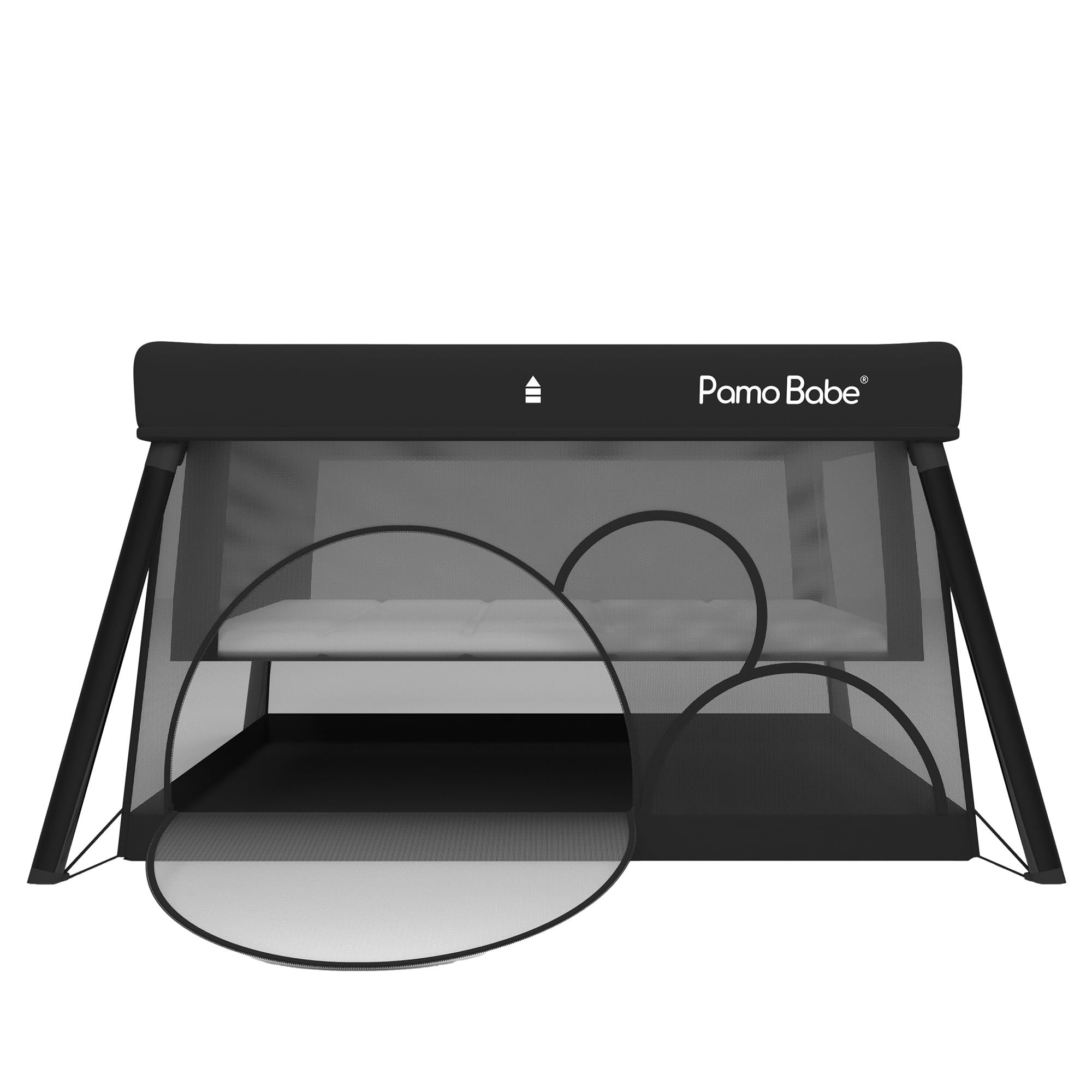 Lightweight Baby Playpen with Bassinet, Portable Mini Playard