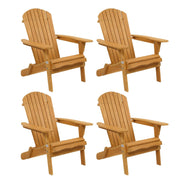 Folding Adirondack Chairs Set of 4 Clearance Weather Resistant/Lawn Cheap