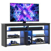 LED Tall TV Stand, Entertainment Center for 55/60/65 Inch,living room