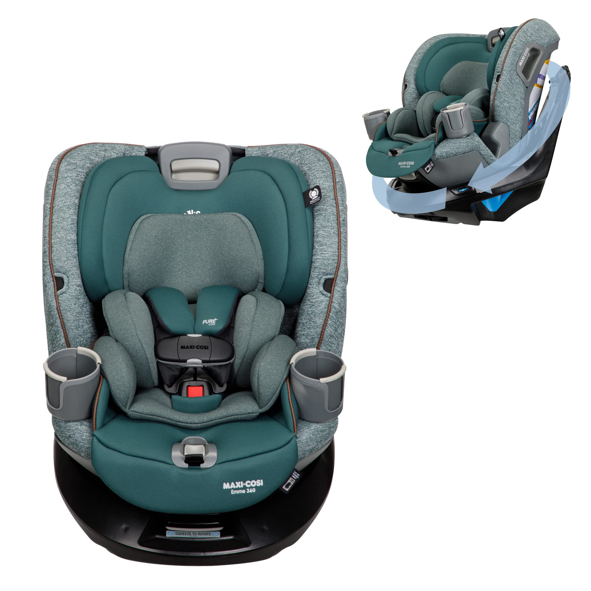 Emme 360 Rotating Convertible Car Seat in Meadow Wonder