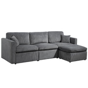 Modular Sectional Sofa, L Shaped Cloud Sectional Couches 3 Seat Sofa