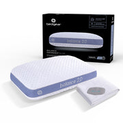 Balance Size 2.0 Pillow & Dri-Tec Protector - Queen Size - Sleep Essentials Bundle