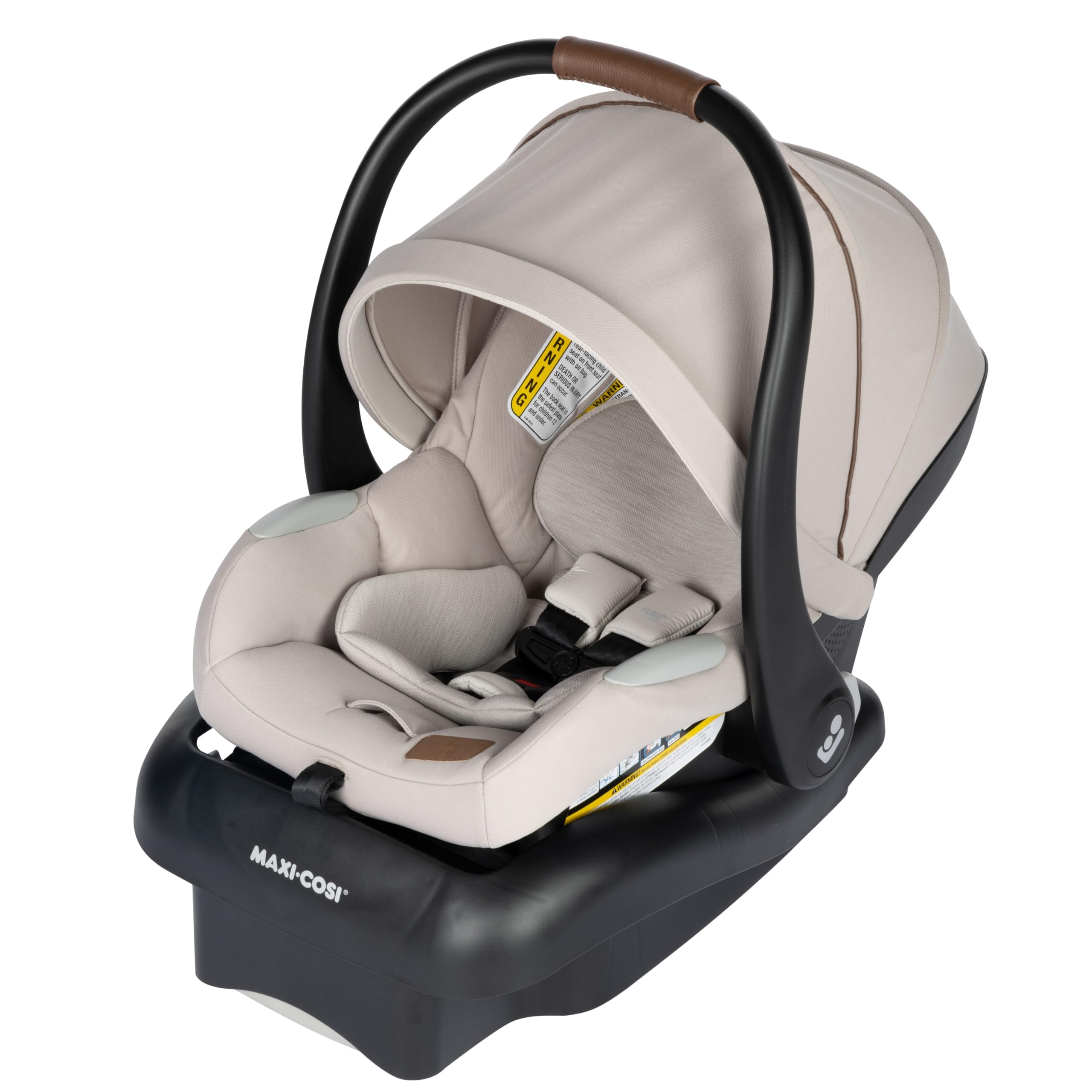 Mico Luxe Infant Car Seat with Base, Rear Facing Car Seat for Babies, Baby Carseat 4-30 lbs