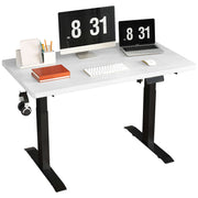 Electric Standing Desk, 40 x 24 Inches Adjustable Height, Ergonomic Home Office Design