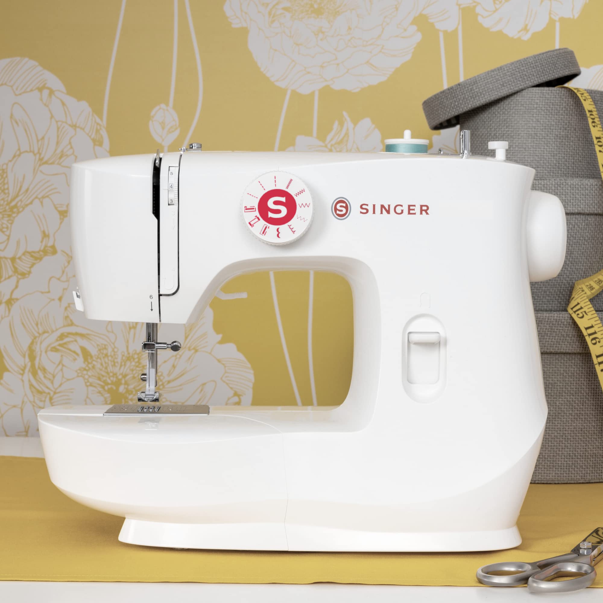MX60 Lightweight & Portable Sewing Machine with Accessory Kit & Foot Pedal | 57 Stitch